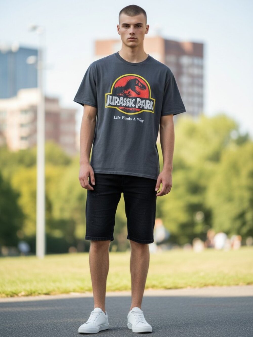 Jurassic World T Shirt Medium Life Finds A‎ Way